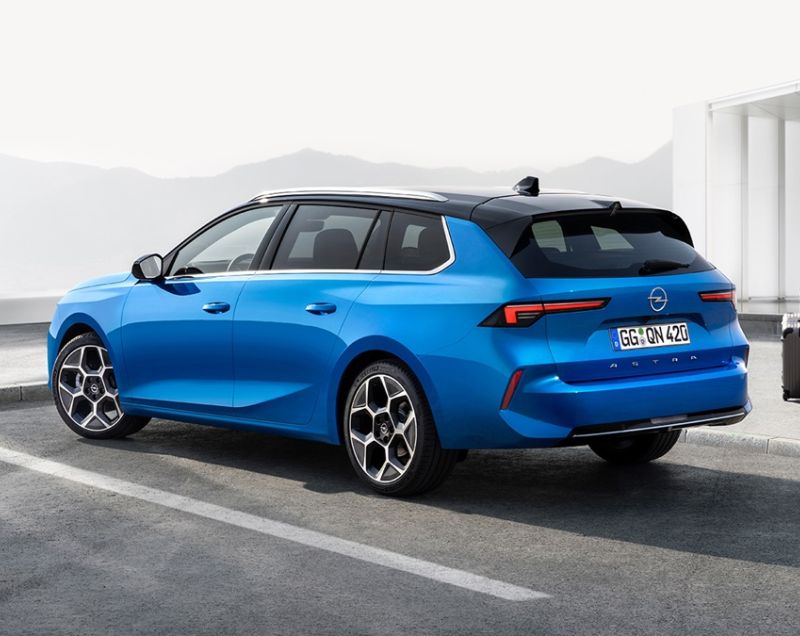 Opel Astra Sports Tourer 1.2t 130 PK Level 4 automaat, Cobalt Blue + ULTIMATE PAKKET