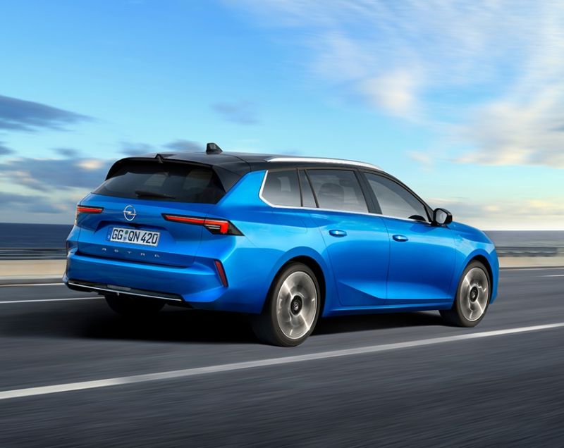 Opel Astra Sports Tourer 1.2t 130 PK Level 4 automaat, Cobalt Blue + ULTIMATE PAKKET