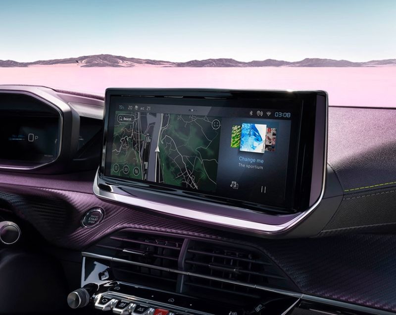 Peugeot 2008 1.2 PureTech 100 Allure, Noir Perla Nera + NAVIGATIE/VISIOPARK