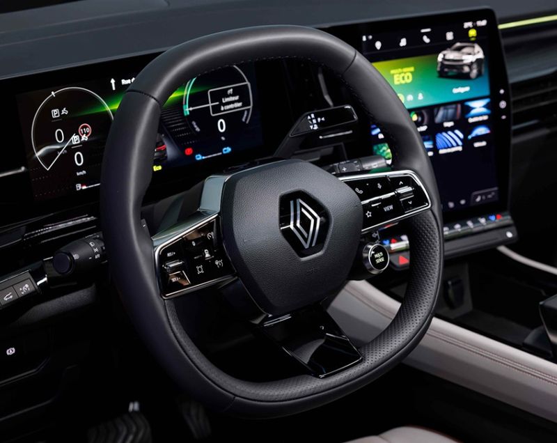 Renault Espace* 1.2 full hybrid E-Tech 200 esprit Alpine 7-zits, Noir Etoile Renault Espace* 1.2 full hybrid E-Tech 200 esprit Alpine 7-zits, Noir Etoile