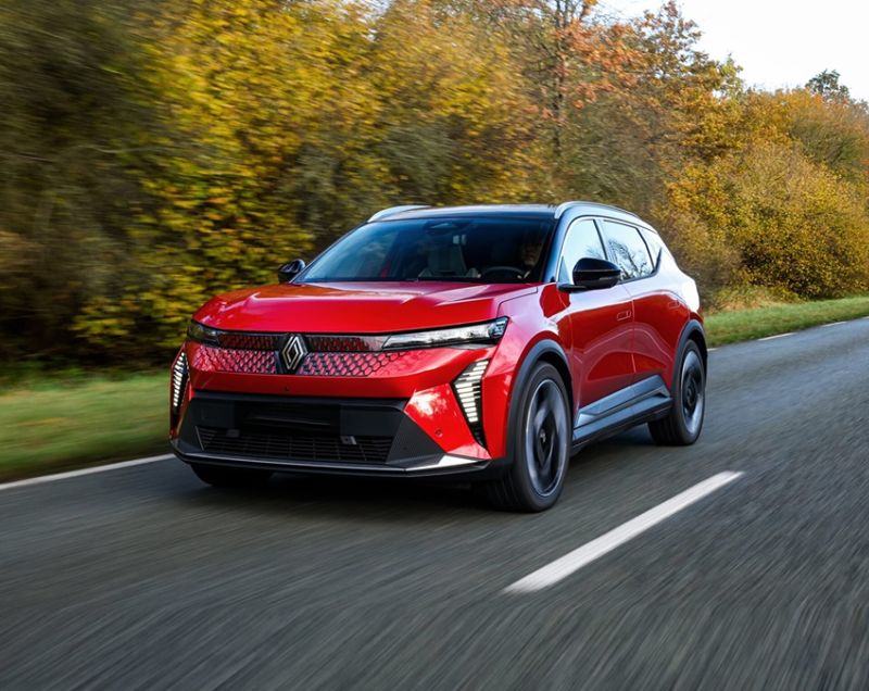 Renault Scenic E-Tech 60kWh Comfort Range Techno, Rouge Flamme + PACK ADVANCED DRIVING ASSIST