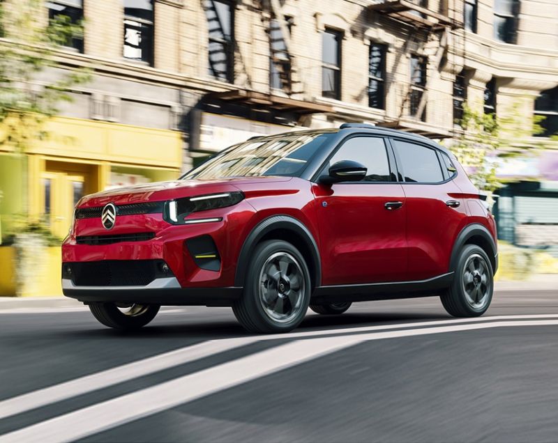 Citroen C3 44kWh 113 PK YOU, Elixer Red + 11kW BOORDLADER Citroen C3 44kWh 113 PK YOU, Elixer Red + 11kW BOORDLADER