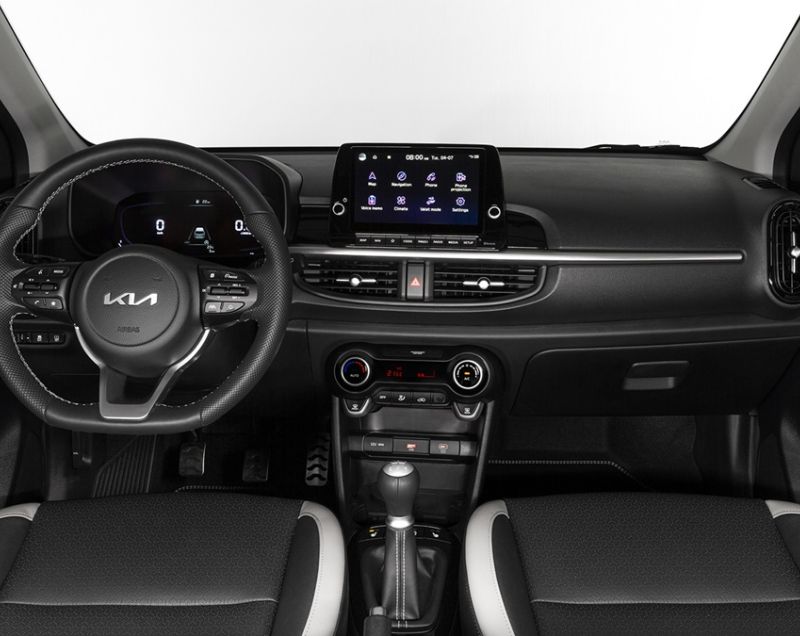 Kia Picanto 1.0dpi DynamicLine, Aurora Black Pearl - SNEL LEVERBAAR!