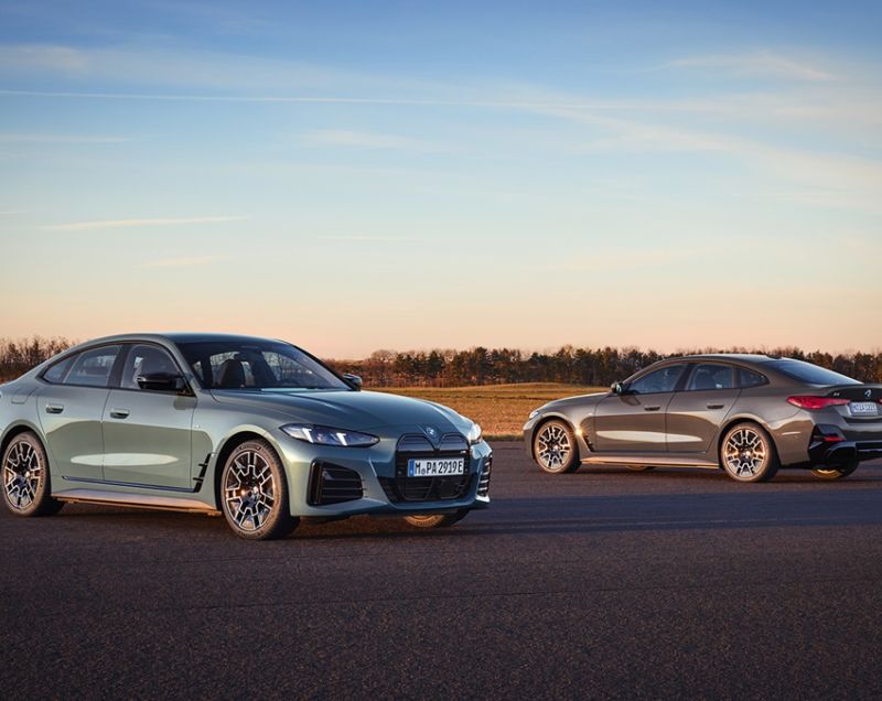 BMW i4 67.1kWh eDrive35 M Sport, Saphirschwarz + COMFORT PACK / GLAZEN SCHUIFDAK