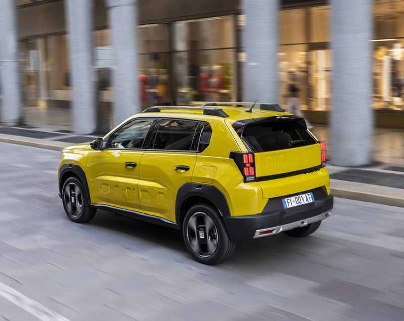 Fiat Grande Panda 44kWh ev la prima 3 fase 83kW aut