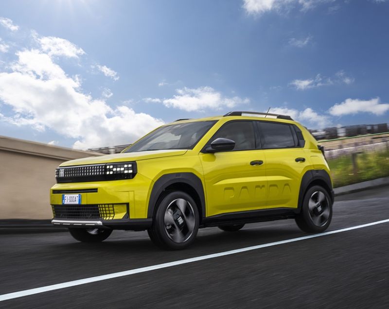 Fiat Grande Panda 44kWh ev la prima 3 fase 83kW aut