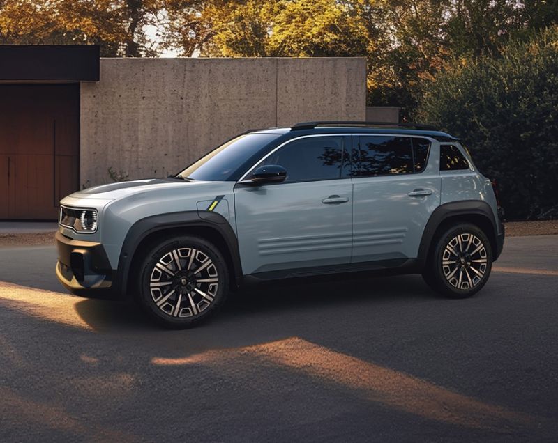 Renault 4 E-Tech 52kWh Comfort Range Techno, Bleu Nuage + PACK SAFETY/PACK WINTER PREMIUM Renault 4 E-Tech 52kWh Comfort Range Techno, Bleu Nuage + PACK SAFETY/PACK WINTER PREMIUM