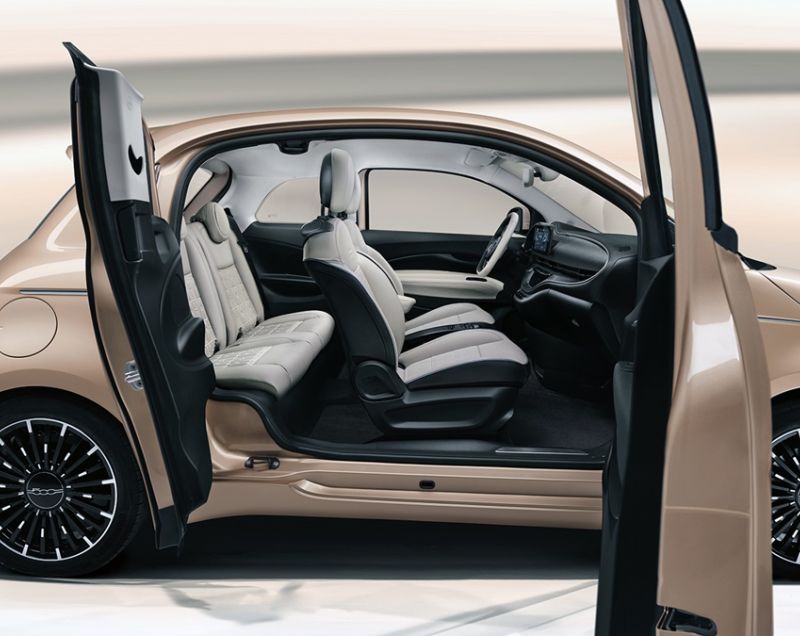 Fiat 500E 3+1 24kWh ev red 70kW aut