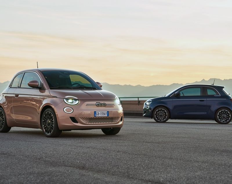Fiat 500E 3+1 24kWh ev red 70kW aut