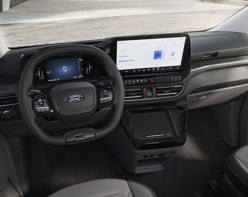 Ford Transit Tourneo Custom 71kWh ev l2h1 340 titanium x 160kW aut