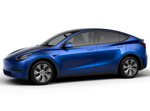 Tesla Model Y 57.5kWh Standard Range RWD, Deep Blue - SNEL RIJDEN, OP = OP!